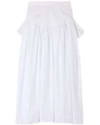 Sandro - Side-Tie Poplin Maxi Skirt - Lyst