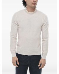 Paolo Pecora - Crew-Neck Long-Sleeved Sweater - Lyst