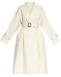 Givenchy - Abrigo con cinturón y doble botonadura - Lyst