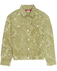 Junya Watanabe - X Levi's Damask-Pattern Denim Jacket - Lyst