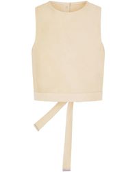 Rabanne - Sleeveless Crop Top - Lyst