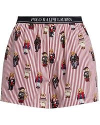 Polo Ralph Lauren - Polo Bear Striped Underwear Shorts - Lyst