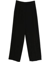 Patrizia Pepe - High-waisted straight-leg trousers - Lyst