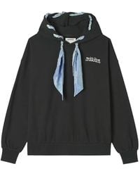 Musium Div. - Scarf-Detail Hoodie - Lyst