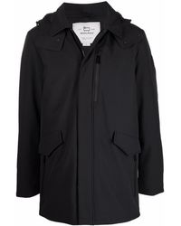 Woolrich - Barrow Mac Soft Shell Jacket With Removable Hood - Lyst