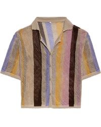 Agua Bendita - Stripe Cotton Shirt - Lyst