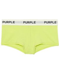Purple Brand - Slip mit Logo-Streifen - Lyst
