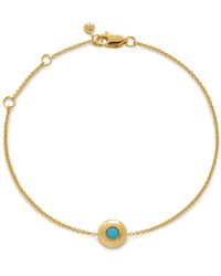 Monica Vinader - December Birthstone Armband Aus 18Kt Gelbgold-Vermeil - Lyst