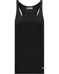 Twinset - Racer-Back Logo Top - Lyst