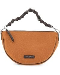 Gianni Chiarini - Small Cleo Ostrich-Effect Shoulder Bag - Lyst