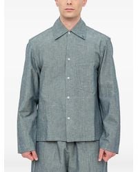 Setchu - Long-Sleeve Chambray Shirt - Lyst