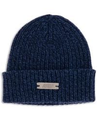 Autry - Mütze Main einzigartige gestrickte Blau - Lyst