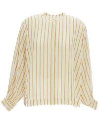 Casey Casey - Liney Short-Sleeved Striped Shirt - Lyst