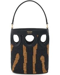 Ferragamo - Gancini Outline Bucket Bag (Xs) - Lyst