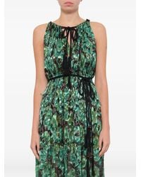 Lanvin - Floral-Print Tassel-Detail Dress - Lyst
