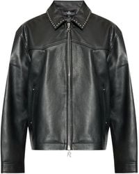 Represent - X Iron Maiden Trooper Lederjacke mit Nieten - Lyst