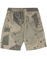 Universal Works - Parachute Camouflage-print Cargo Shorts - Lyst