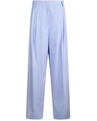 Liu Jo - Pantalon Palazzo En Lin - Lyst