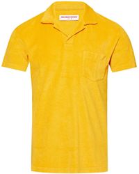 Orlebar Brown - Terry-Cloth Organic Cotton Polo Shirt - Lyst