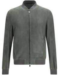Salvatore Santoro - Zip-Up Bomber Jacket - Lyst