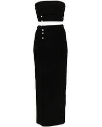 Nissa - Faux Pearl-Embellished Skirt Set - Lyst