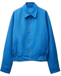Versace - Wool-Linen Blouson - Lyst