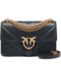 Pinko - Mini Love Bag One Chevron Shoulder Bag - Lyst