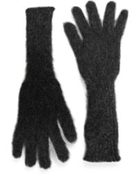 Maison Margiela - Brushed-Knit Wool Gloves - Lyst