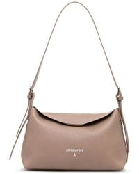Patrizia Pepe - Grained-Leather Shoulder Bag - Lyst