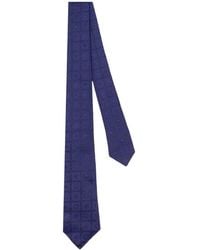 Kiton - Cravate À Motif Géométrique - Lyst