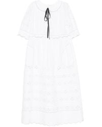 Vita Kin - Bari Broderie-Anglaise Midi Dress - Lyst