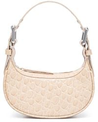 BY FAR - Mini Soho Croco Embossed Leather Shoulder Bag - Lyst