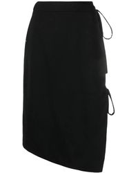 Off-White c/o Virgil Abloh - Tie-fastening Asymmetric Skirt - Lyst