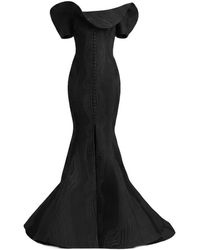 Gemy Maalouf - Draped Off-Shoulders Maxi Dress - Lyst