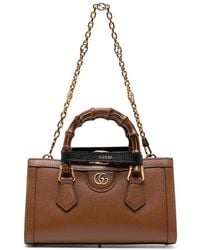 Gucci - Small Diana Leather Shoulder Bag - Lyst