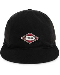 Versace - Baseballkappe Mit Logo-Patch - Lyst