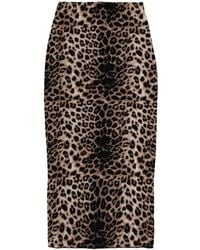 Circus Hotel - Animal-Print Skirt - Lyst
