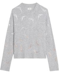 Zadig & Voltaire - Markuz Wings-Detail Sweater - Lyst