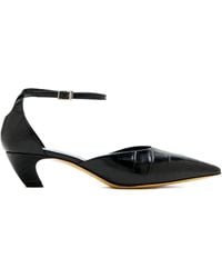 Le Monde Beryl - Victoria Crocodile-Effect Pumps - Lyst