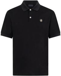 Billionaire - Logo-Patch Buttoned Polo Shirt - Lyst
