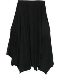 Yohji Yamamoto - Asymmetric Layered Skirt - Lyst
