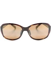 Maui Jim - Occhiali Da Sole Squadrati Con Effetto Tartarugato - Lyst
