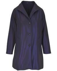 Peter Cohen - Button Flap Pockets Coat - Lyst