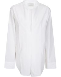 Studio Nicholson - Blouse À Détails Plissés - Lyst