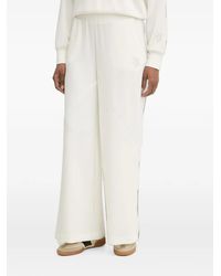 Liu Jo - Logo-Patch Wide-Leg Track Pants - Lyst