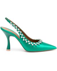 Malone Souliers - Giselle 90mm Crystal-embellished Pumps - Lyst
