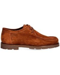 GANT - Suede Moc-Toe Lace-Up Shoes - Lyst
