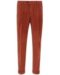 Devore - Ribbed Pleated Trousers - Lyst