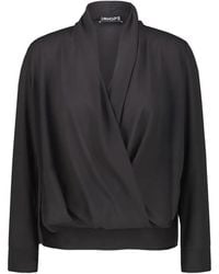 DR. HOPE - Wrap-Style Long-Sleeve Blouse - Lyst