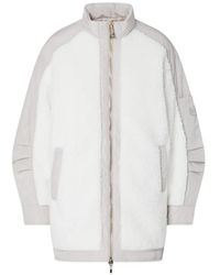 Liu Jo - Oversized Teddy Bomber Jacket - Lyst